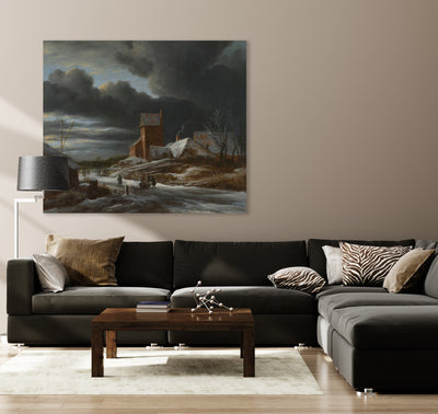 Winterlandschap - Jacob Isaacksz van Ruisdael