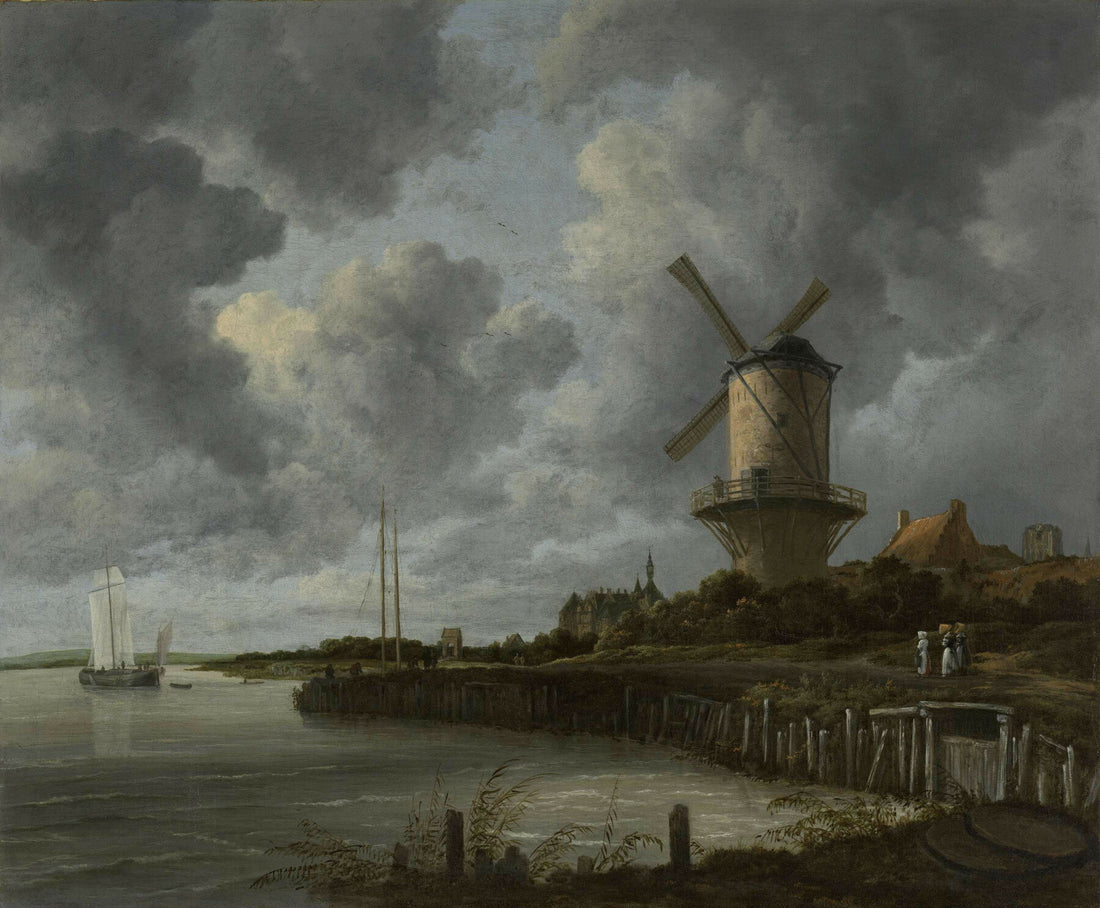 De windmolen bij Wijk Bij Duurstede - Jacob Isaacksz Van Ruisdael