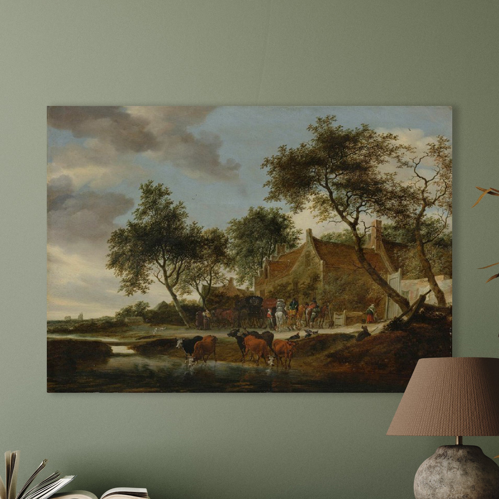 Pleisterplaats - Salomon van Ruysdael