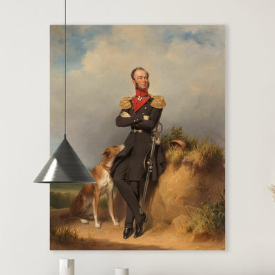 Portret van Willem II - Jan Adam Kruseman
