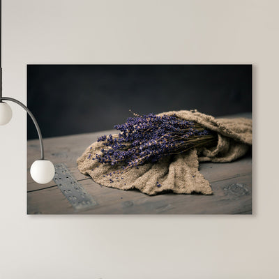 Stilleven met lavendel en shabby doek - Mayra Fotografie
