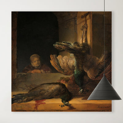 Stilleven met pauwen - Rembrandt van Rijn
