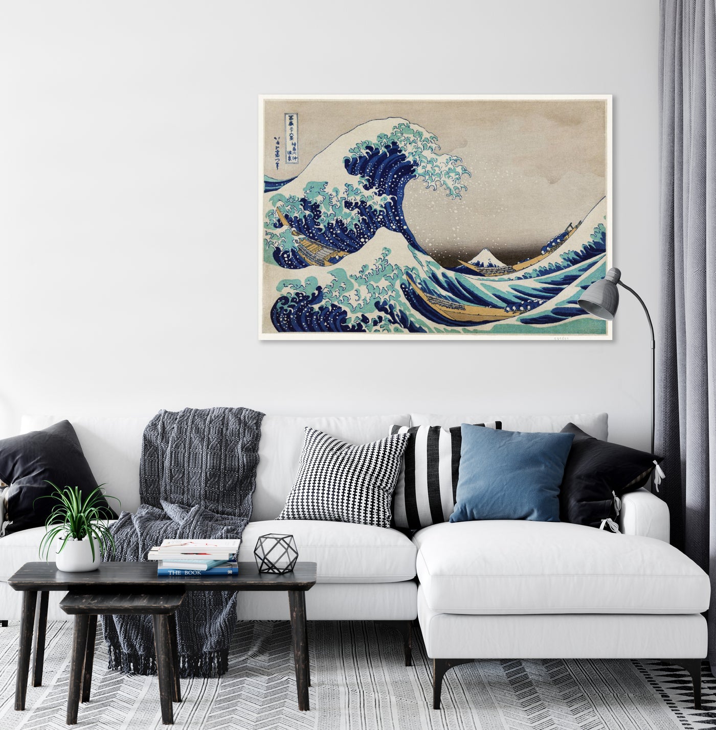 De grote golf van Kanagawa  - Katsushika Hokusai