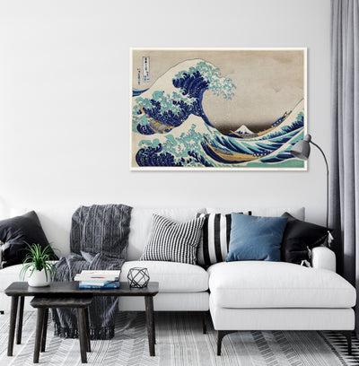 De grote golf van Kanagawa  - Katsushika Hokusai
