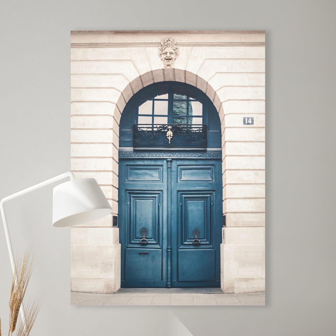 Paris Blue Door - Ruby and B Photography